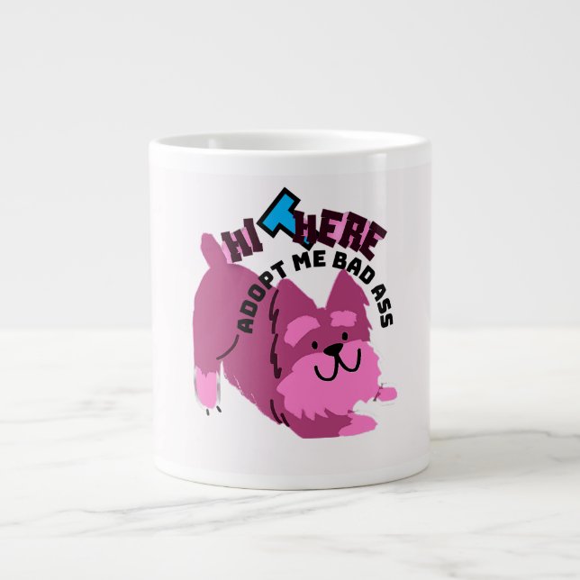 Gigante Taza de café de perro divertido! (Frente)