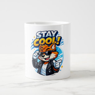 Gigante Taza de café de zorro lindo – Cerámica de diseño d