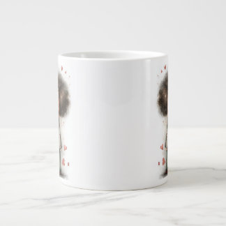 Gigante Taza de café del Día de San Valentín: primer beso