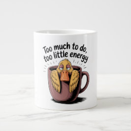 Gigante Taza de café demasiado que hacer poca energía – Di