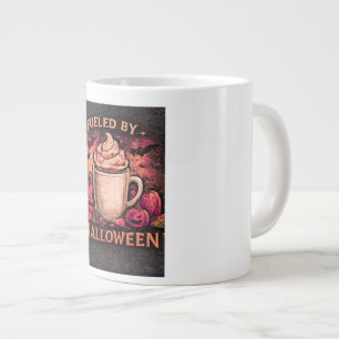 Gigante Taza De Café Divertida Con 'Impulsado Por Café Y H