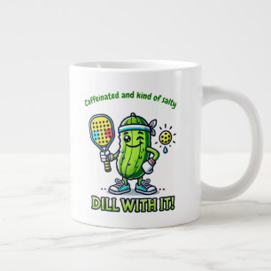 Gigante Taza De Café Divertida De Pickleball - Vajilla De