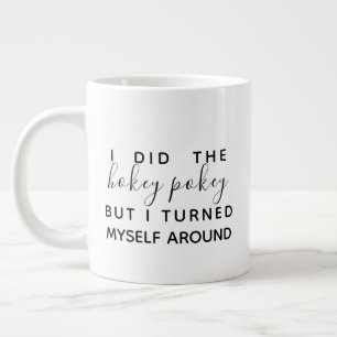 Gigante Taza de café divertida Hokey Pokey