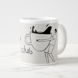 Gigante Taza de café divertida para la mañana