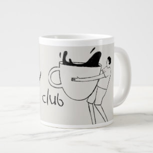 Gigante Taza de café divertida para la mañana
