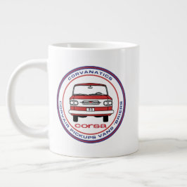 Gigante Taza de café enorme de Corvanatics