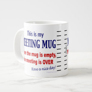 Gigante Taza de café enorme de la Anti-Reunión divertida