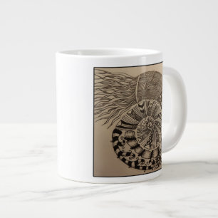 Gigante Taza de café enredada