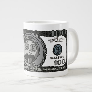 Gigante Taza de café especial "Funny Money Morty" de 100 d