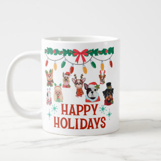 Gigante Taza de café especialidad Xmas Roof