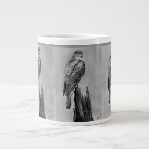 Gigante Taza de café Halcón, ave de presa