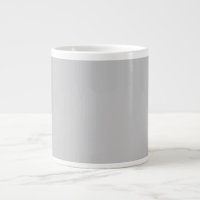 Taza de café Jumbo | Cerámica minimalista gris