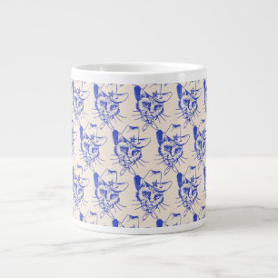 Gigante Taza de café Kitty Giant