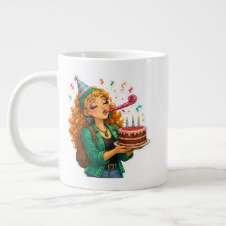 Gigante Taza de café linda – Perfecta para sorbos cotidian