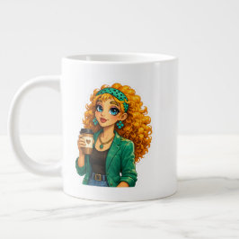 Gigante Taza de café linda – Perfecta para sorbos cotidian