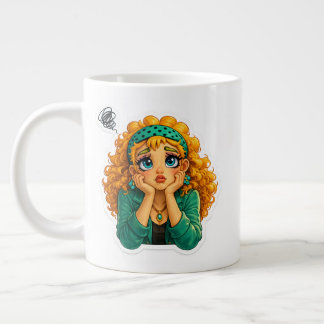 Gigante Taza de café linda – Perfecta para sorbos cotidian