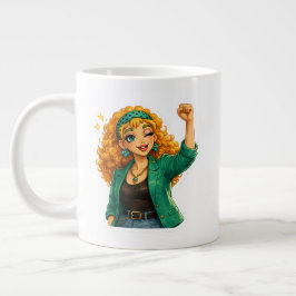 Gigante Taza de café linda – Perfecta para sorbos cotidian