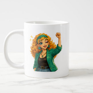 Gigante Taza de café linda – Perfecta para sorbos cotidian