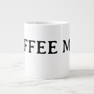 Gigante Taza de café minimalista blanca Hola Mundo*