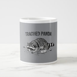 Gigante Taza de café - Panda destrozado