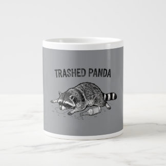Gigante Taza de café - Panda destrozado