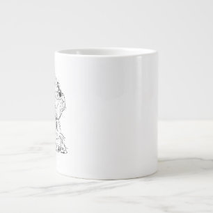 Gigante Taza de café para amantes del Schnauzer miniatura,