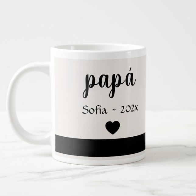 Gigante Taza de café para el Día del Padre (Izquierda)