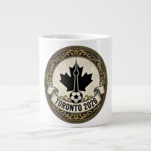 Gigante Taza de café para fanático del fútbol de Canadá Ci
