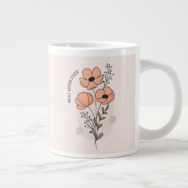 Gigante Taza de café para la mejor mamá del mundo