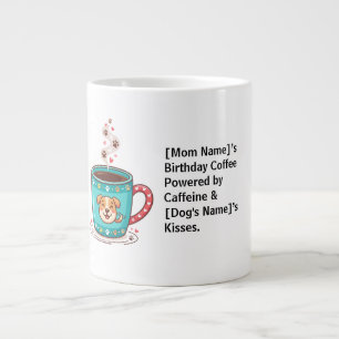 Gigante Taza De Café Para Mamá Perro Elegante Cumpleaños M