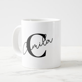Gigante Taza de café personalizada con nombre