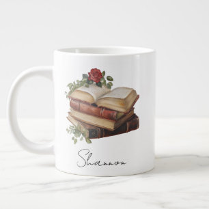 Gigante Taza de café personalizada con nombre para amante