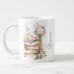 Gigante Taza de café personalizada con nombre para amante