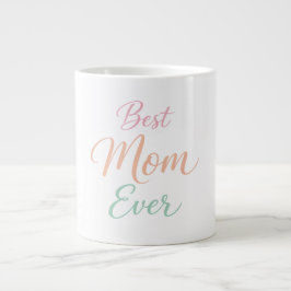 Gigante Taza de café personalizada para la mejor mamá del 