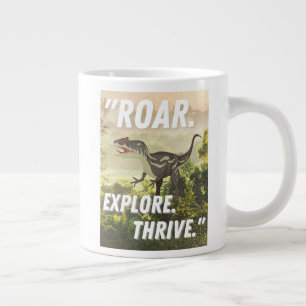 Gigante taza de dinosaurio, taza de café gigante, prehistó