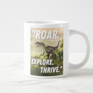Gigante taza de dinosaurio, taza de café gigante, prehistó