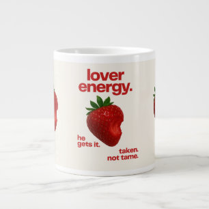Gigante Taza de energía de amante Taza de café de mordis