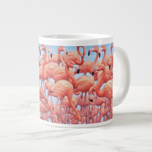 Gigante Taza de flamenco, taza de café jumbo