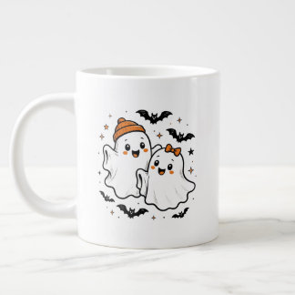 Gigante Taza de Halloween de fantasma lindo | Taza de café