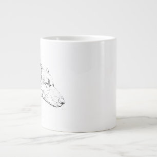 Gigante Taza de Pastor Alemán, Café Personalizado para Mam