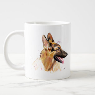 Gigante Taza de pastor alemán – Taza de café para perros G