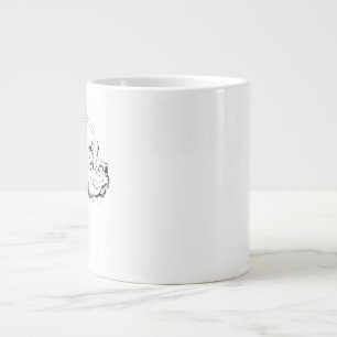 Gigante Taza de perro Boxer – Taza de café de perro de tin