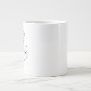 Gigante Taza de Rottweiler – Taza de café minimalista