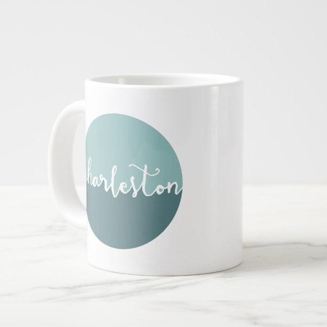 Gigante Taza del café con leche taza de café de cerámica (Izquierda)