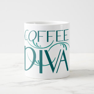 Gigante Taza del jumbo de la diva del café
