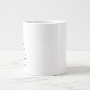 Gigante Taza divertida de Bulldog Francés – Taza de café I