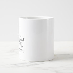 Gigante Taza Feliz Dachshund – Taza de Café Perro Salchich