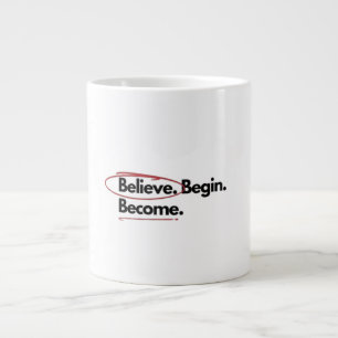 Gigante taza motivacional, taza de café inspiradora, vas