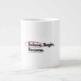Gigante taza motivacional, taza de café inspiradora, vas