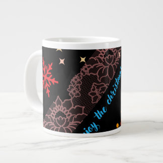 Gigante Taza Navideña Festiva – Taza de Café Felices Fiest